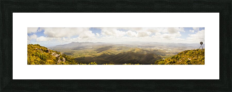 Peaceful countryside panorama Picture Frame print