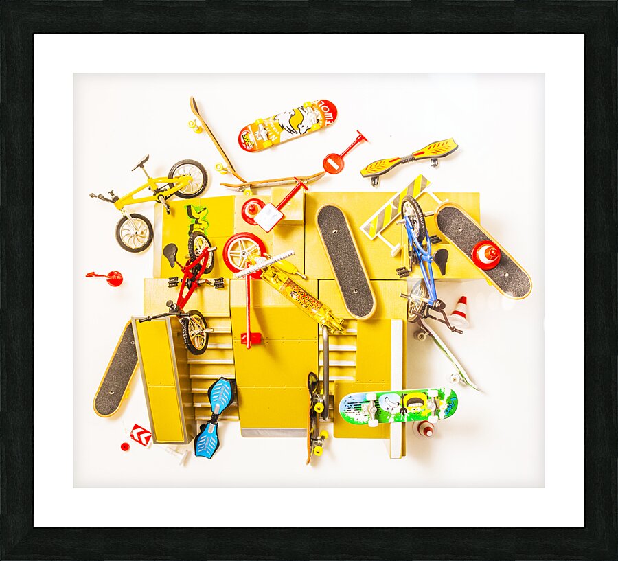 Ramped Up Picture Frame print