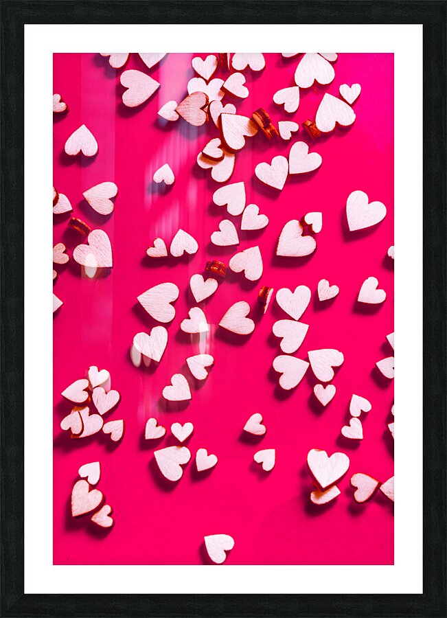 Hearted Picture Frame print