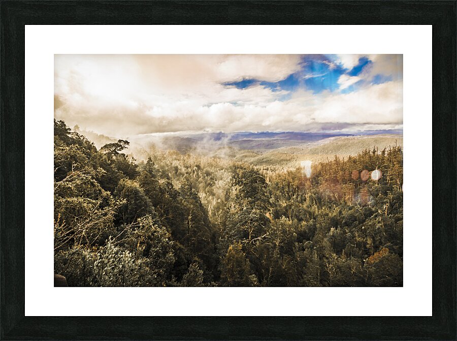 Hartz Mountains to Wellington Range Picture Frame print