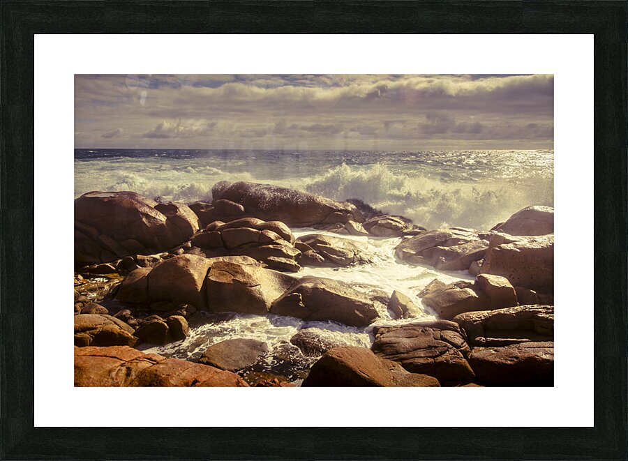 Tranquil ocean views Picture Frame print