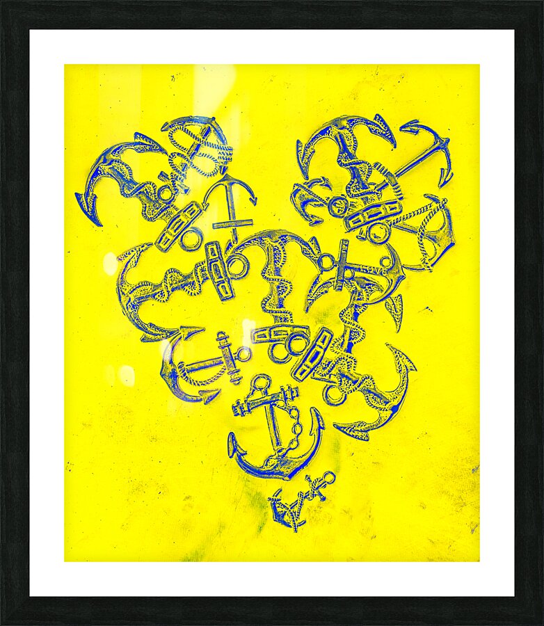 Love at every port Picture Frame print