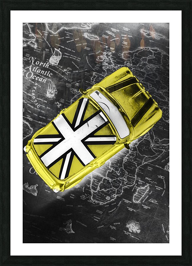 Mini mapping Picture Frame print