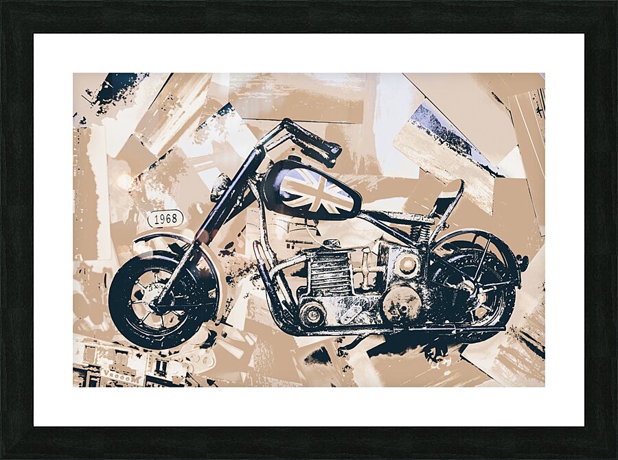 Britain Bike and Co. Picture Frame print