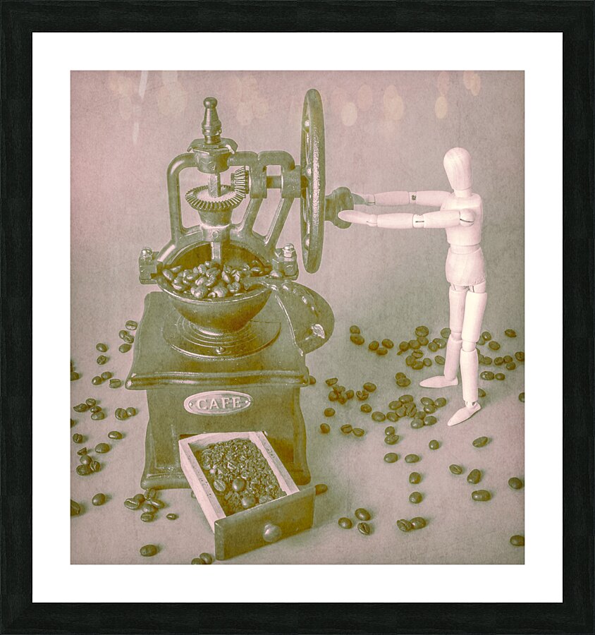 The crank coffee house  Picture Frame print