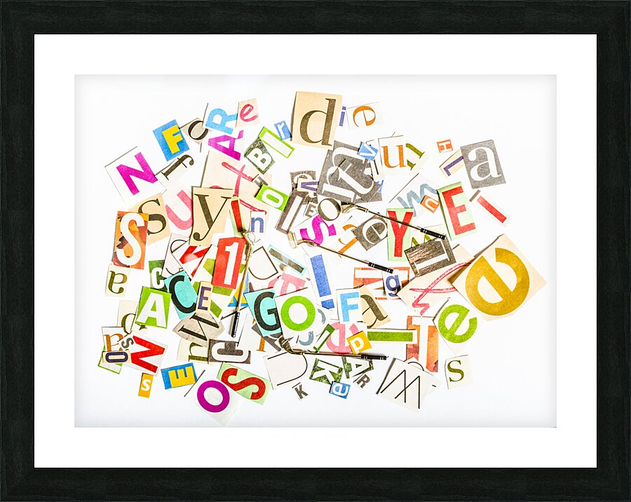 Play on golf words Picture Frame print
