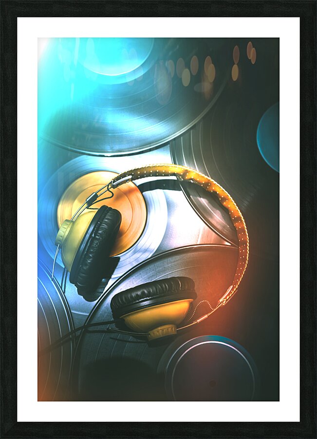 DJ Club Sound Picture Frame print