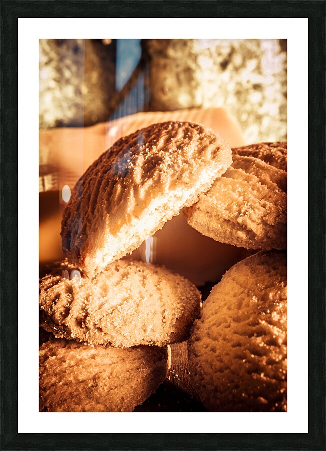 Butter shortbread biscuits Picture Frame print
