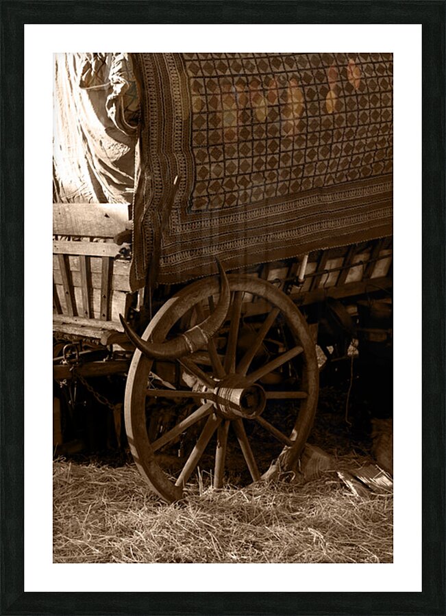 Gypsy Wagon Picture Frame print