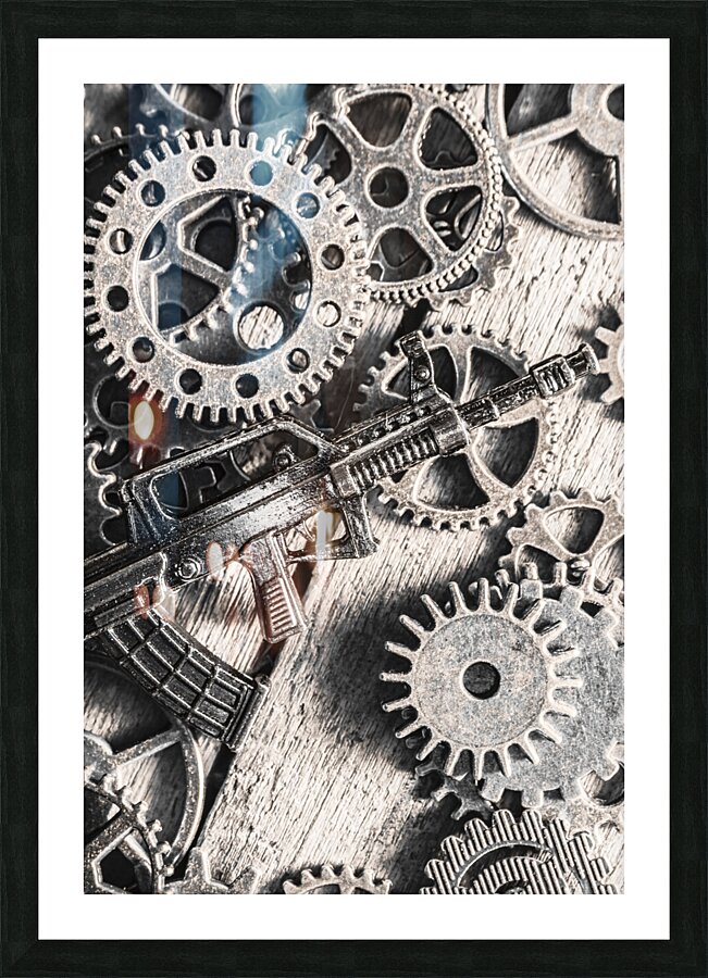 Machines of military precision  Picture Frame print