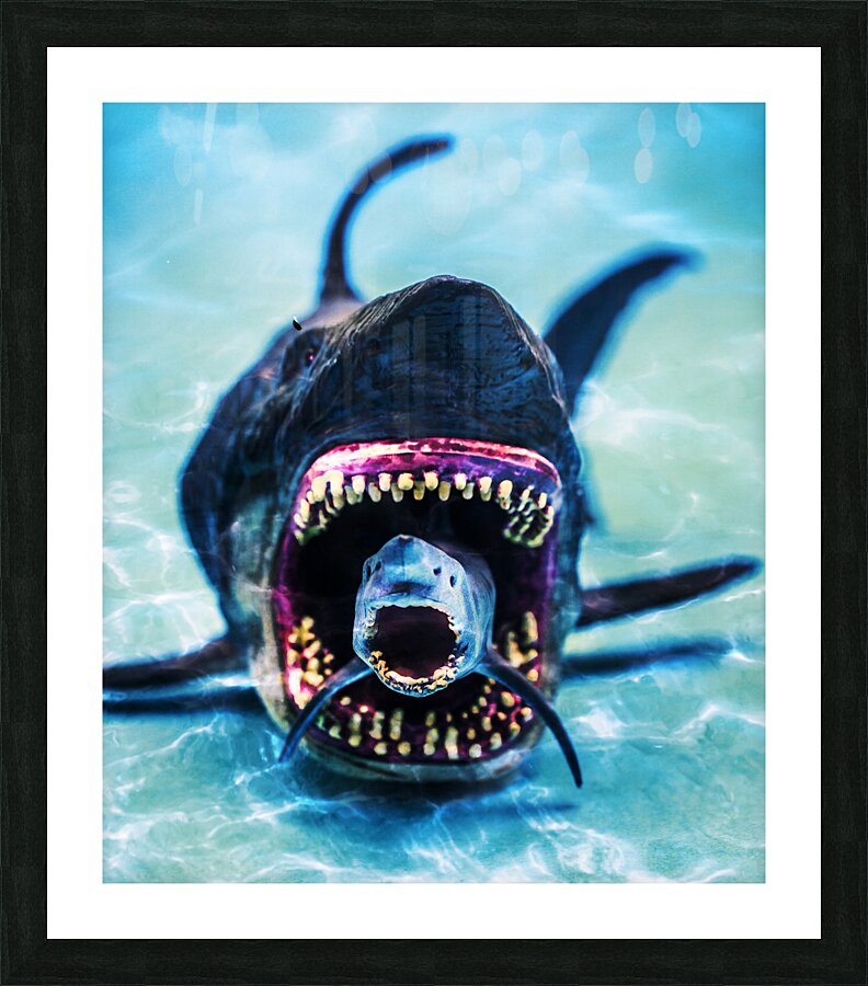 Deception Bay Picture Frame print