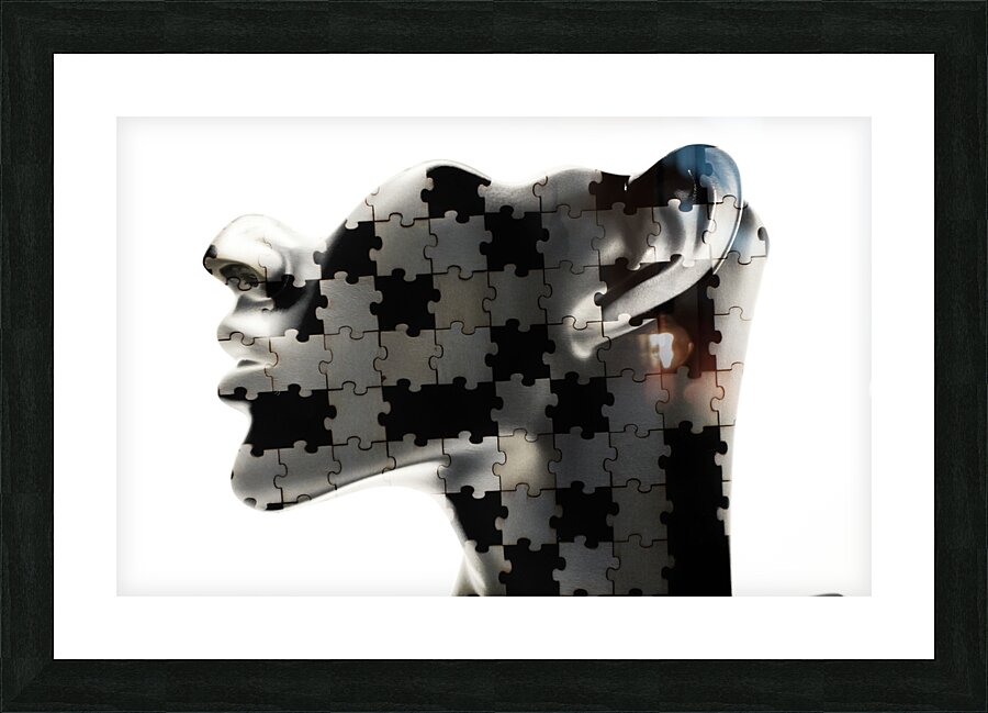 The human quest Picture Frame print