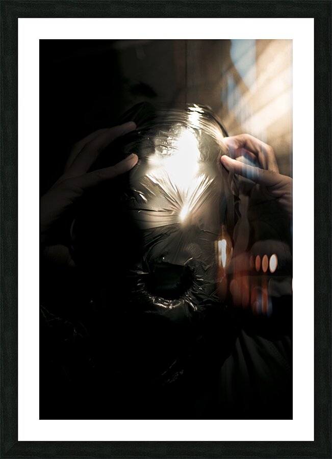 Scary Face Of Terror Picture Frame print