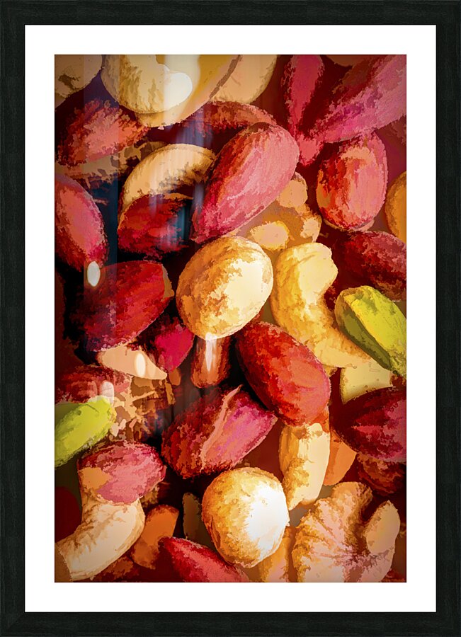 Mixed nuts Picture Frame print