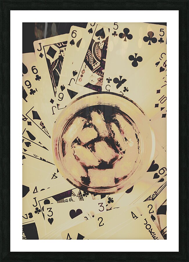 The wild west casino  Picture Frame print