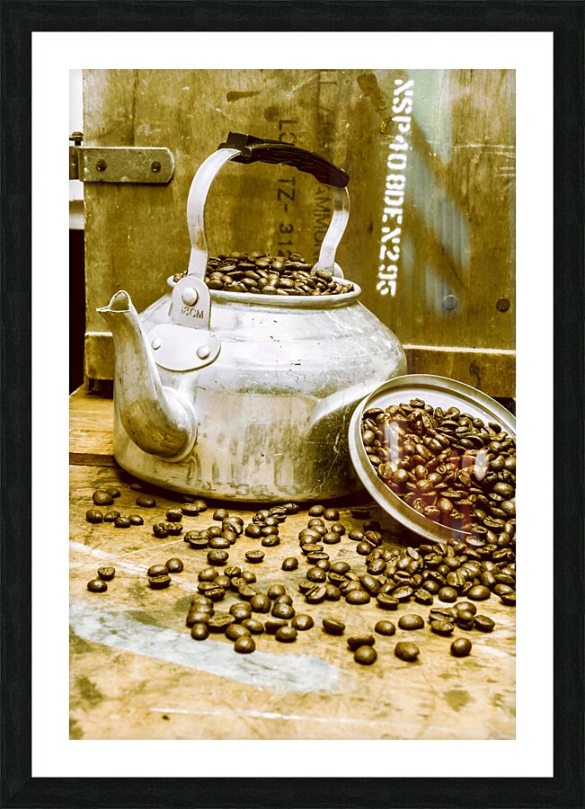 Bean shop cafe Picture Frame print