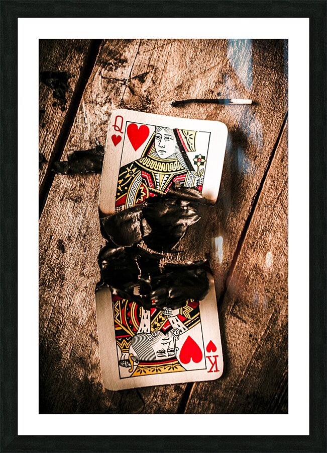 Red hot Blackjack Picture Frame print