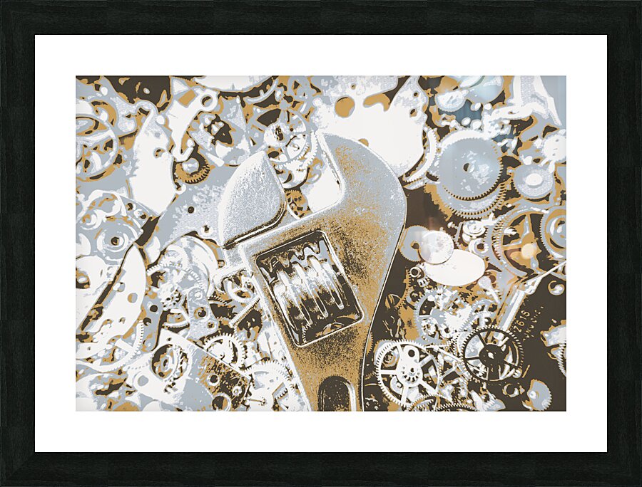 Factory shift Picture Frame print