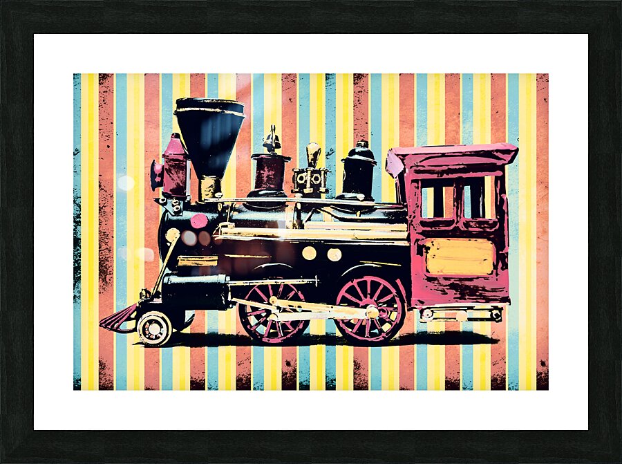 Comic carriageway  Picture Frame print