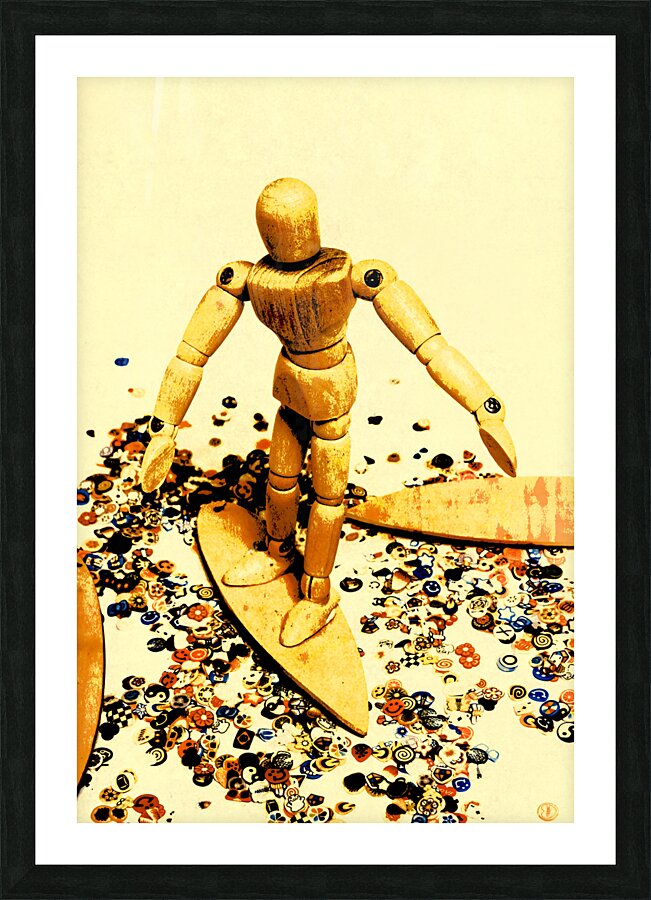 Balsa Boarder 1970 Picture Frame print