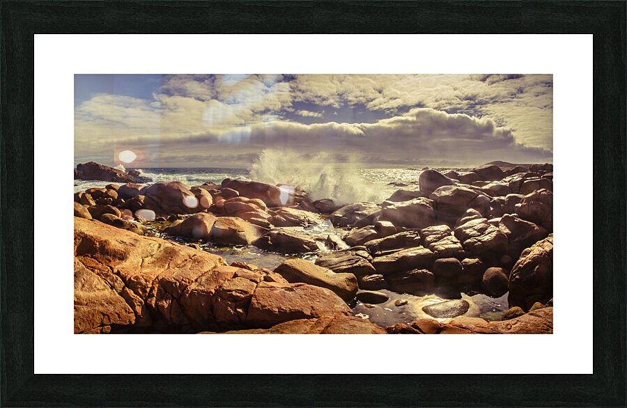 Pastel seas Picture Frame print