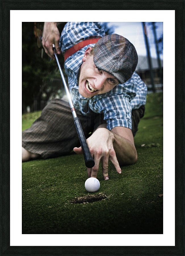 Golf Or Pool Picture Frame print