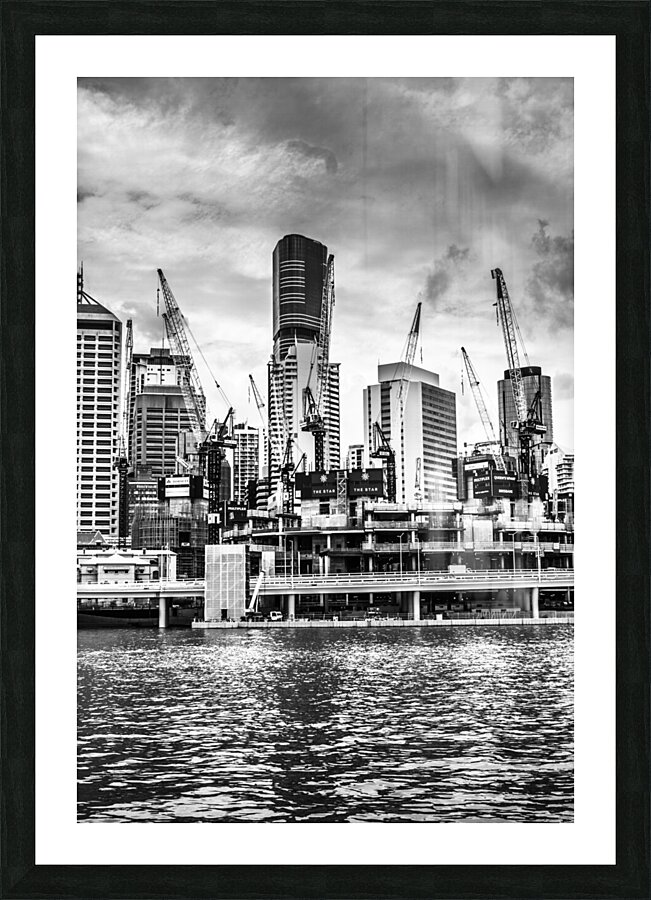 Built up Picture Frame print