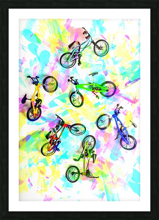 Pop art circuit Picture Frame print