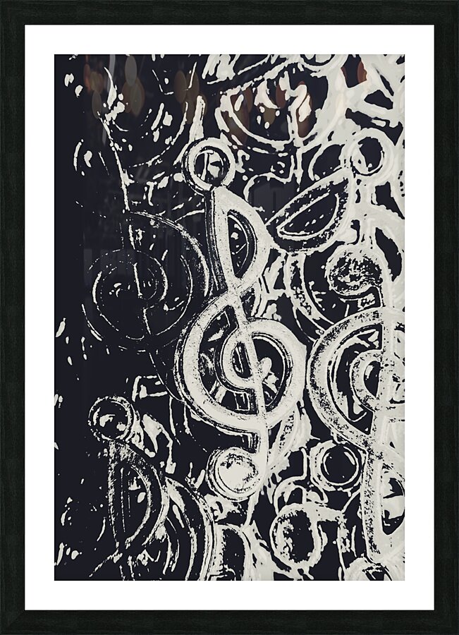 Line Ensemble Picture Frame print