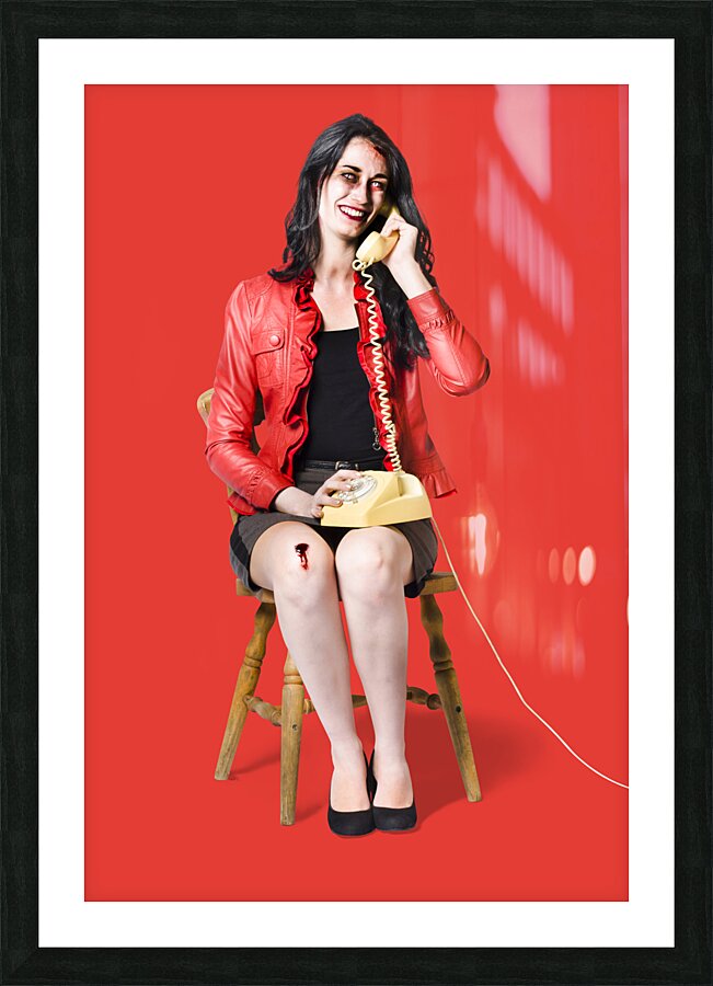 Deceased receptionist Picture Frame print