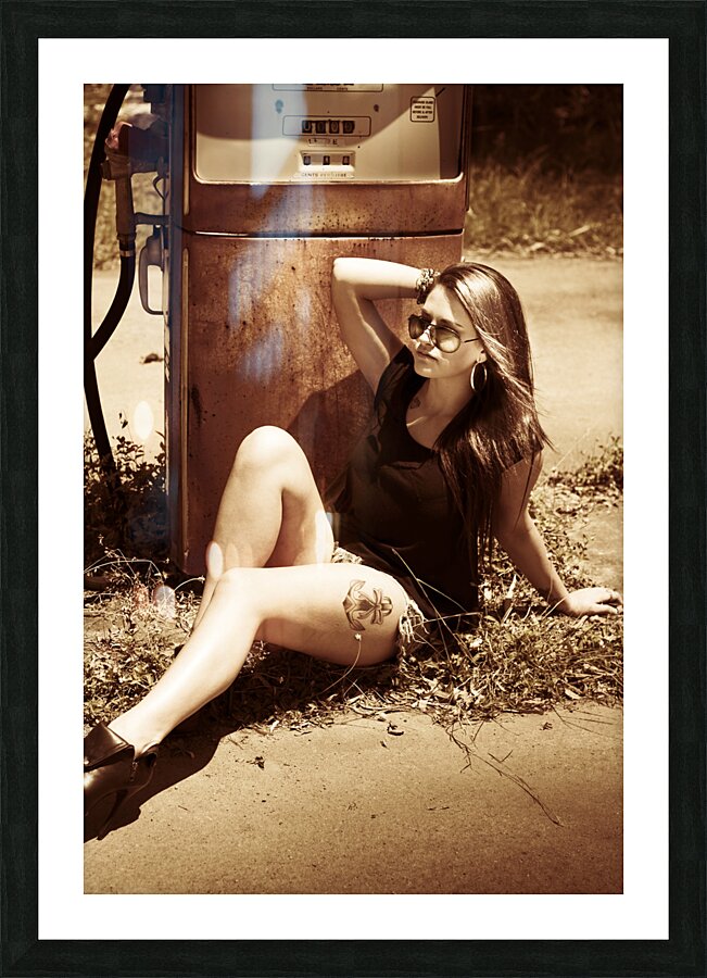 Road tripping 1960 Picture Frame print