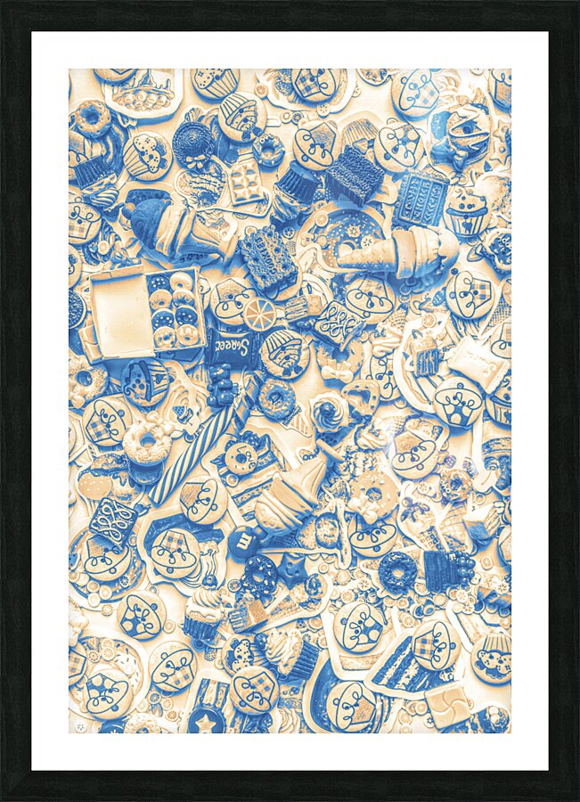 Dessert drops Picture Frame print