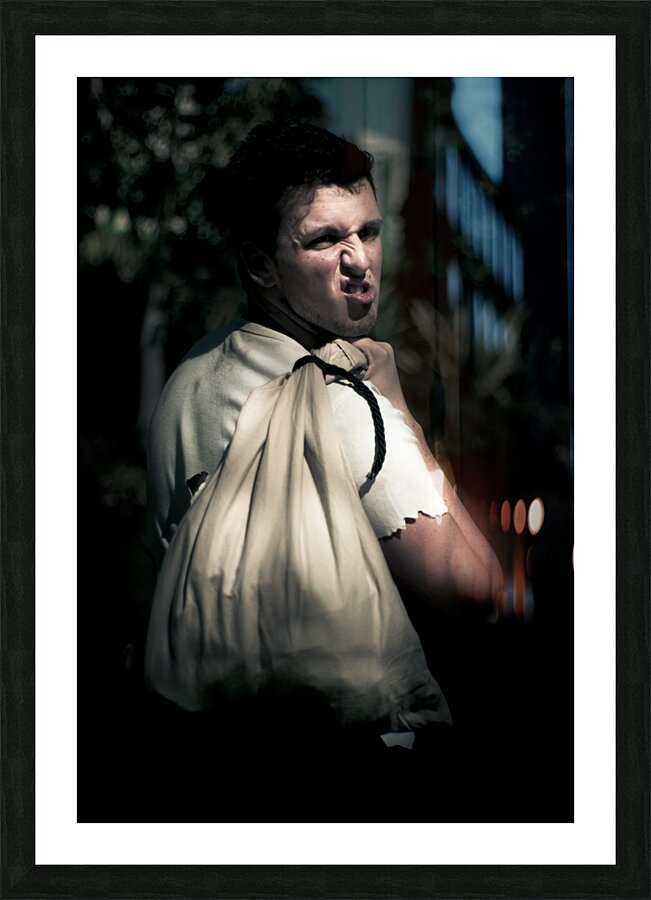 Sacked Picture Frame print