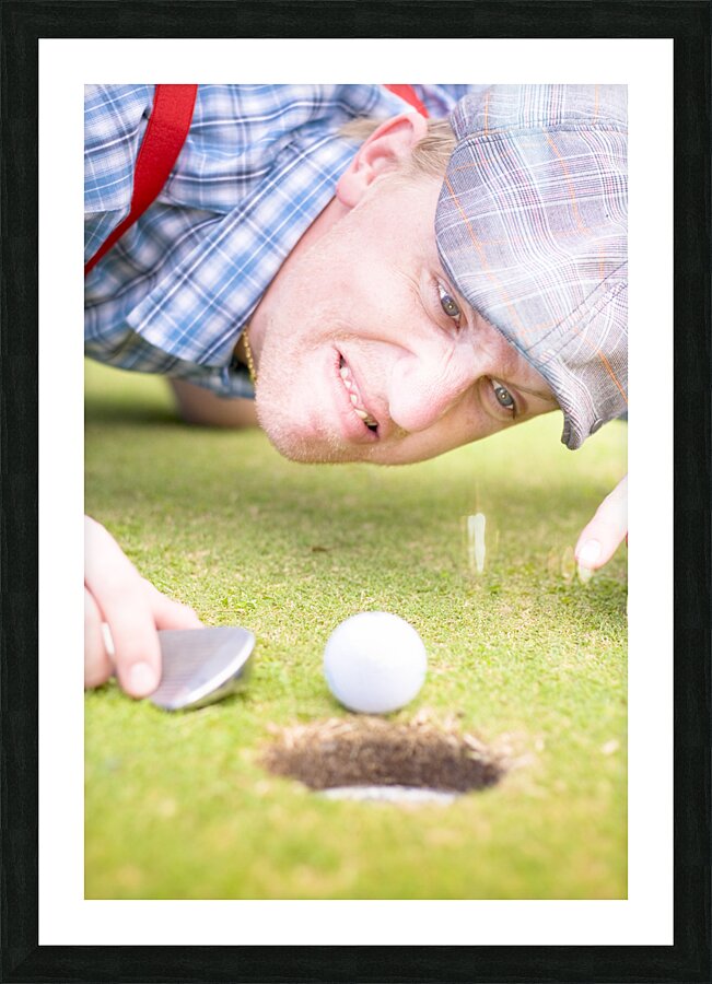 Golf Lunatic Picture Frame print