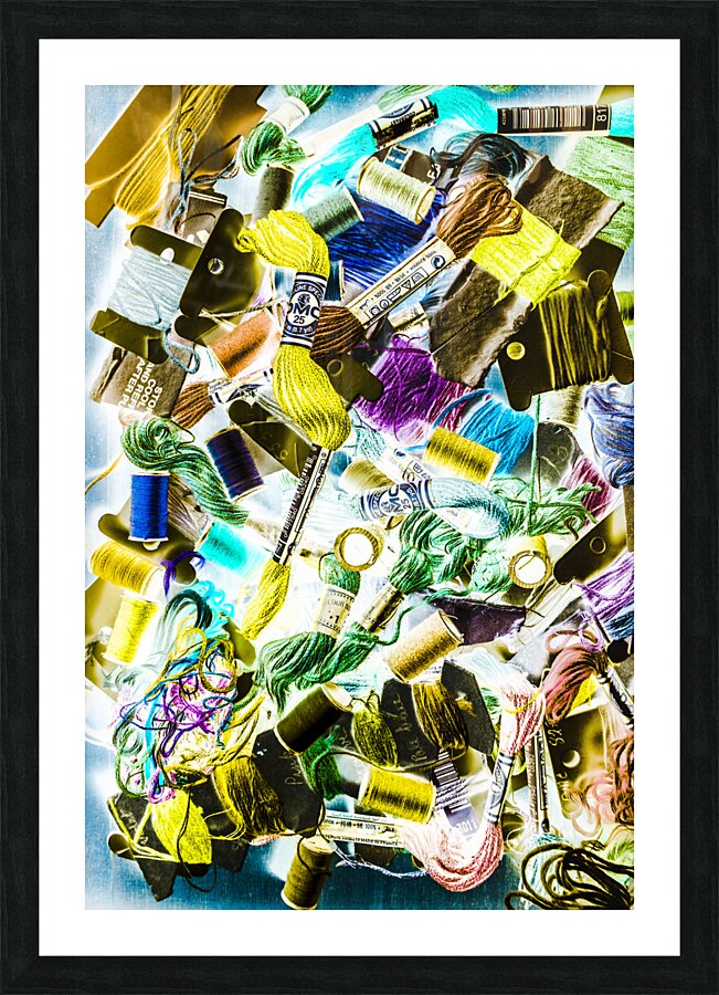 Crafted in retro Picture Frame print