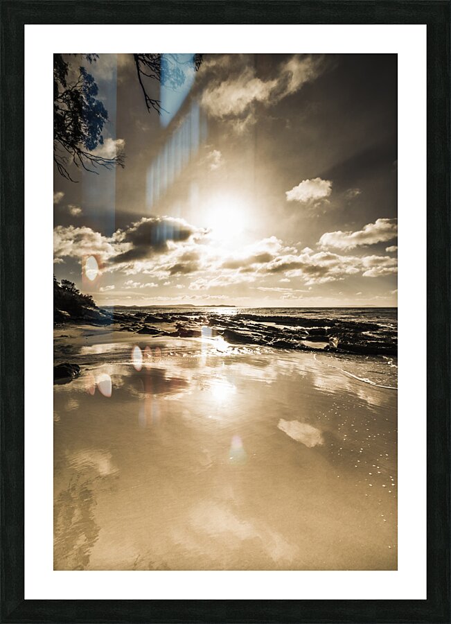 Reflections from Adventure Bay Picture Frame print