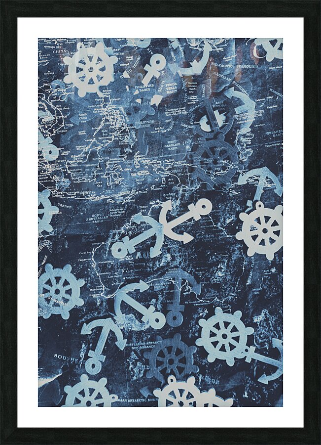 Docks and ports Picture Frame print