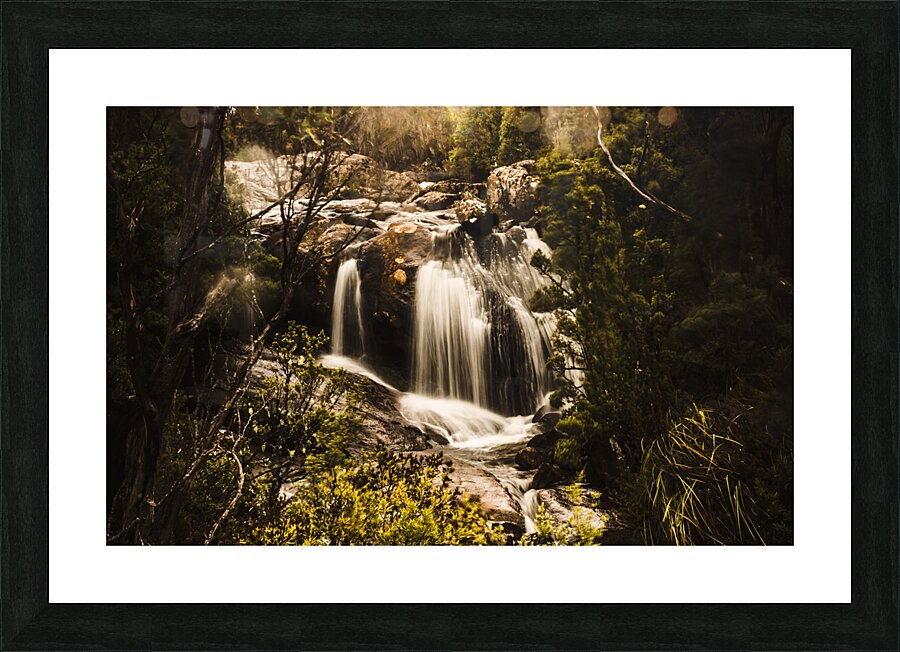 Arve Falls Tasmania Picture Frame print