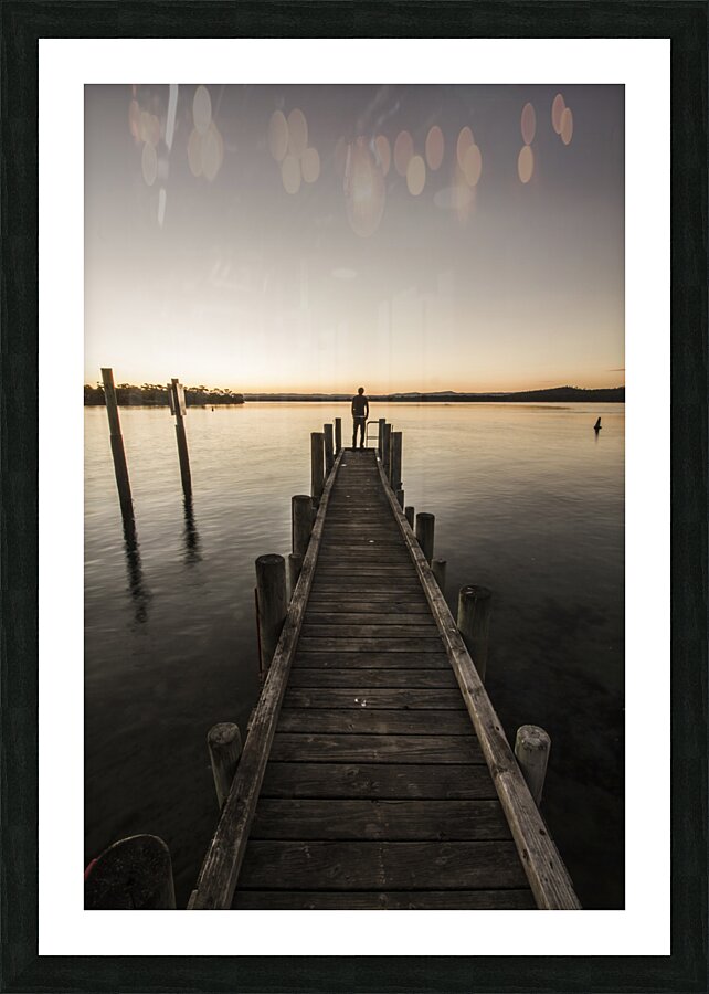 Endings and beginnings Picture Frame print