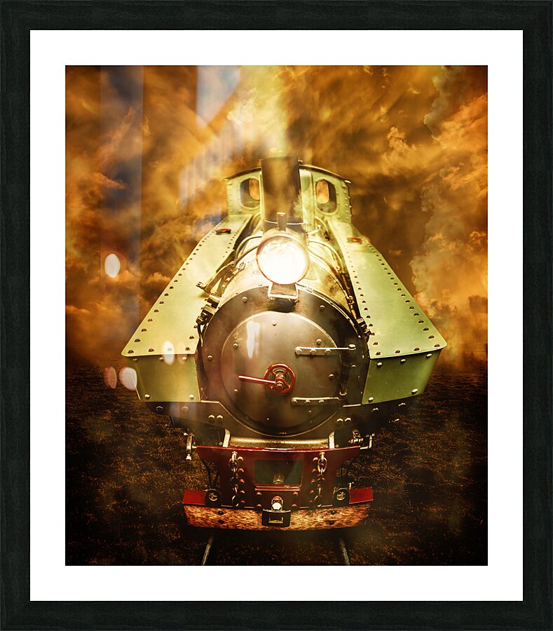Steam train stories Picture Frame print