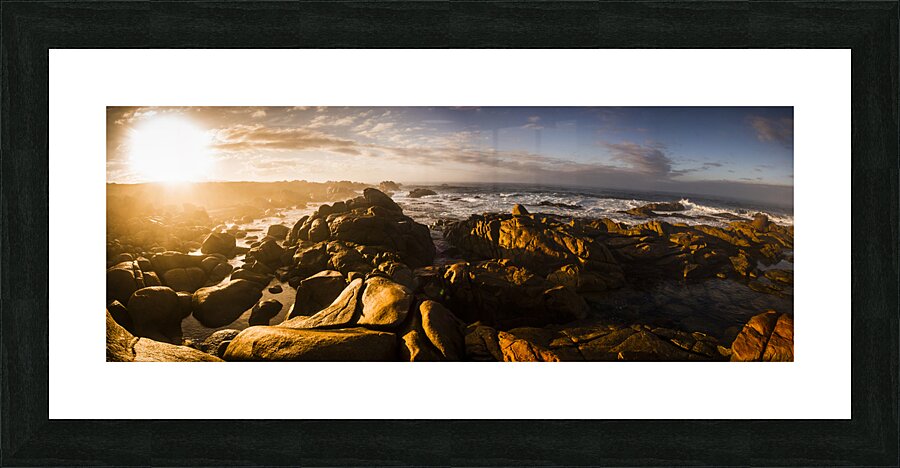 Morning ocean panorama Picture Frame print