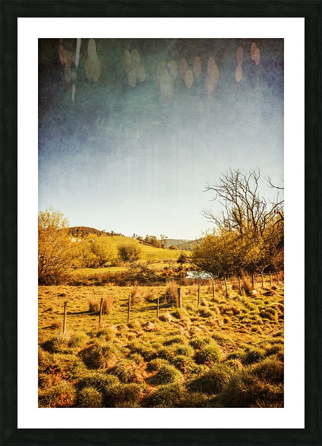 Rustic Pastoral Australia Picture Frame print