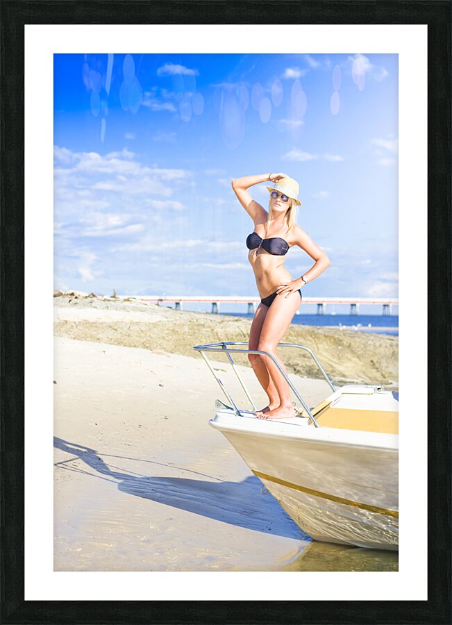 Travel Holiday Lookout Picture Frame print