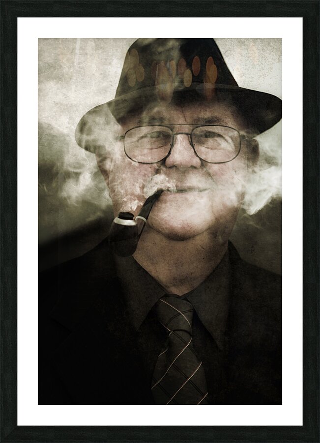 Pipe Dream Of A Crime Scene Investigator Picture Frame print