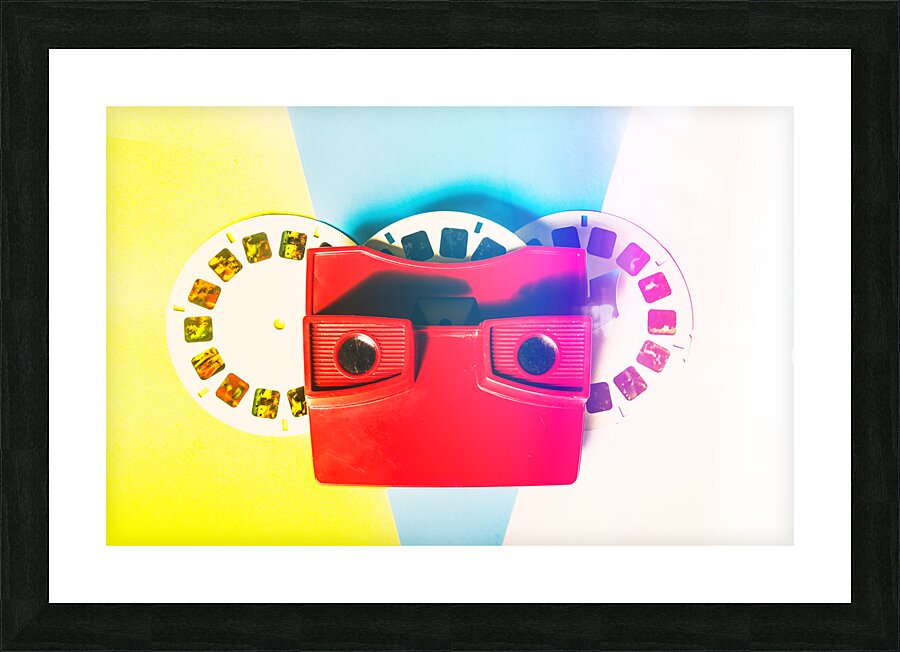 Retro reel Picture Frame print