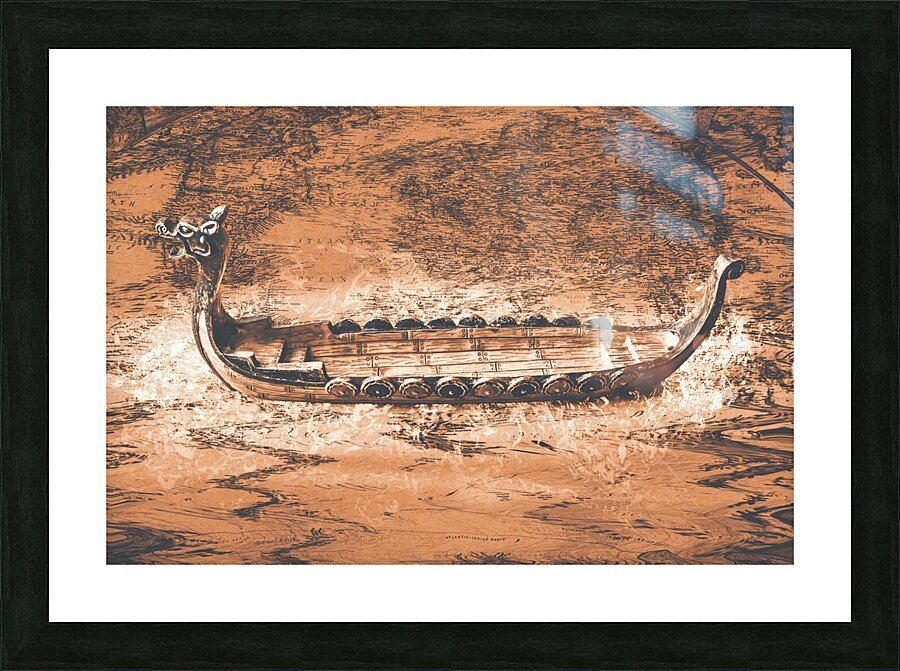 Norse Code Picture Frame print