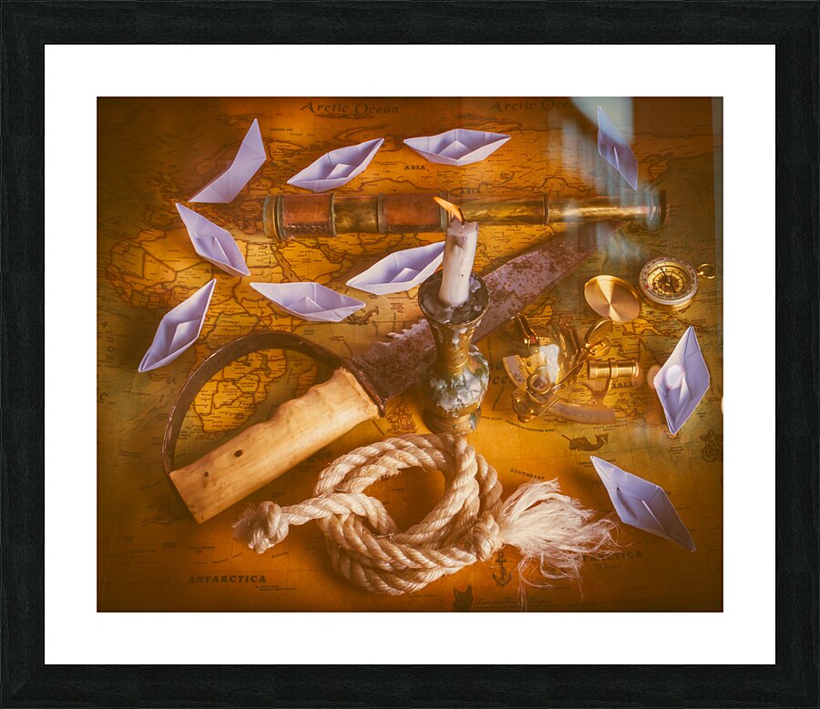 Plans and plottings Picture Frame print