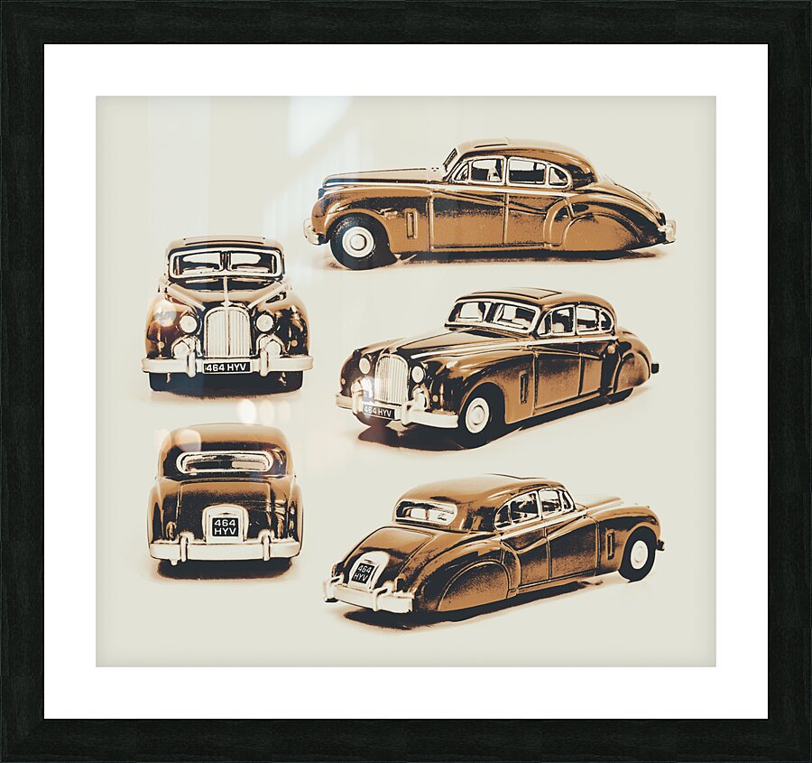 Retro ride Picture Frame print