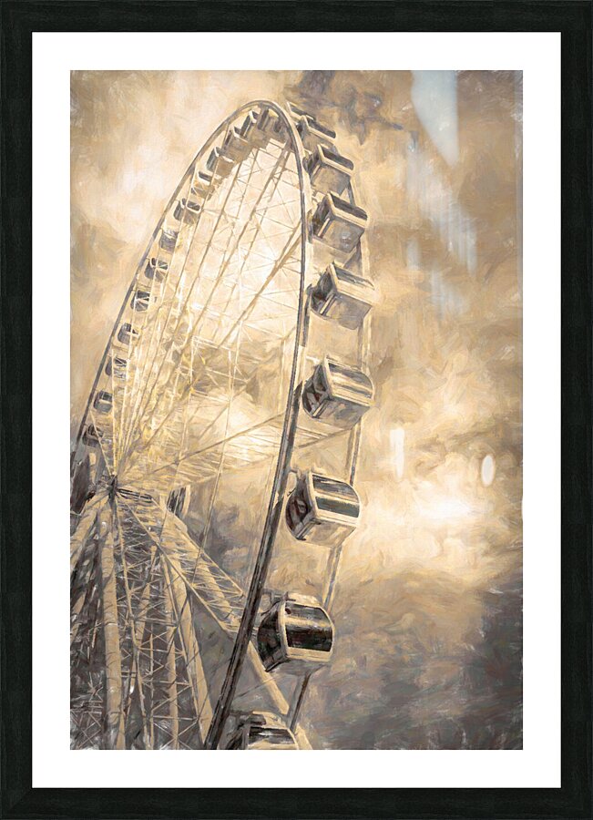 Memories spun Picture Frame print