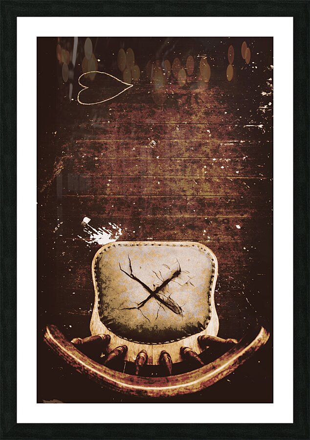 The interrogation room Picture Frame print